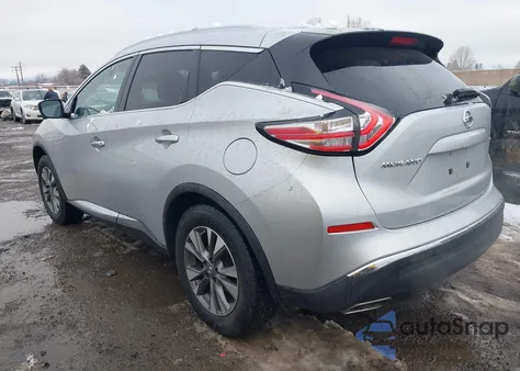 2016 Nissan Murano Sl from USA, damaged, VIN 5N1AZ2MH0GN166968
